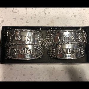 Pewter Liquor Labels